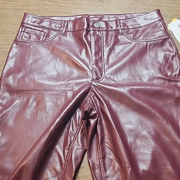 Joie Faux Leather Pant - Picture 5 of 10